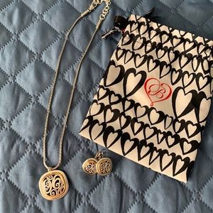 Brighton necklace and earrings